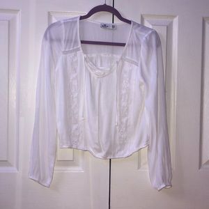 White long sleeve blouse